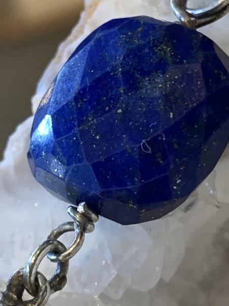 Lapis & Aquamarine Crystal Pendant picture