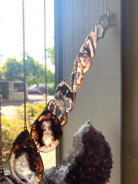 Geode Slice Window Art picture