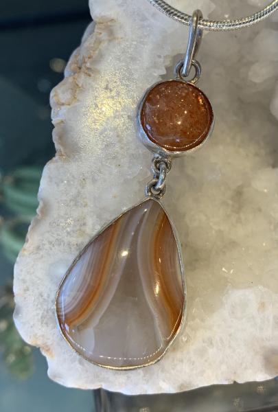 Sunstone & Carnelian Pendant picture