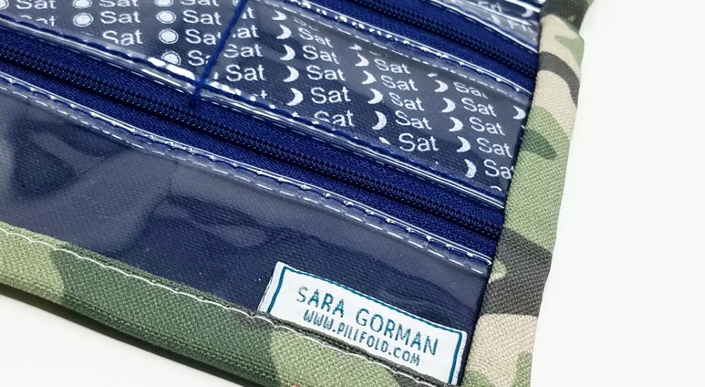 Pillfold XL Canvasback Oversized Stylish Camouflage Weekly Pill Organizer picture