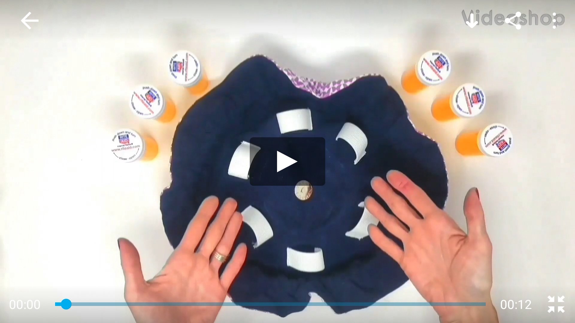 Pillpouch Bordeaux Drawstring Pill Bottle Tote picture