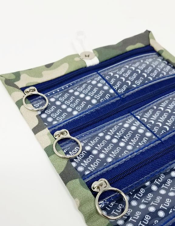 Pillfold XL Canvasback Oversized Stylish Camouflage Weekly Pill Organizer picture