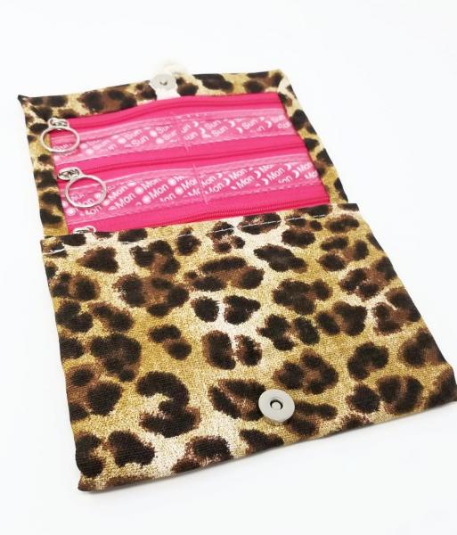 Pillfold Zoe Stylish Animal Print Weekly Pill Organizer picture