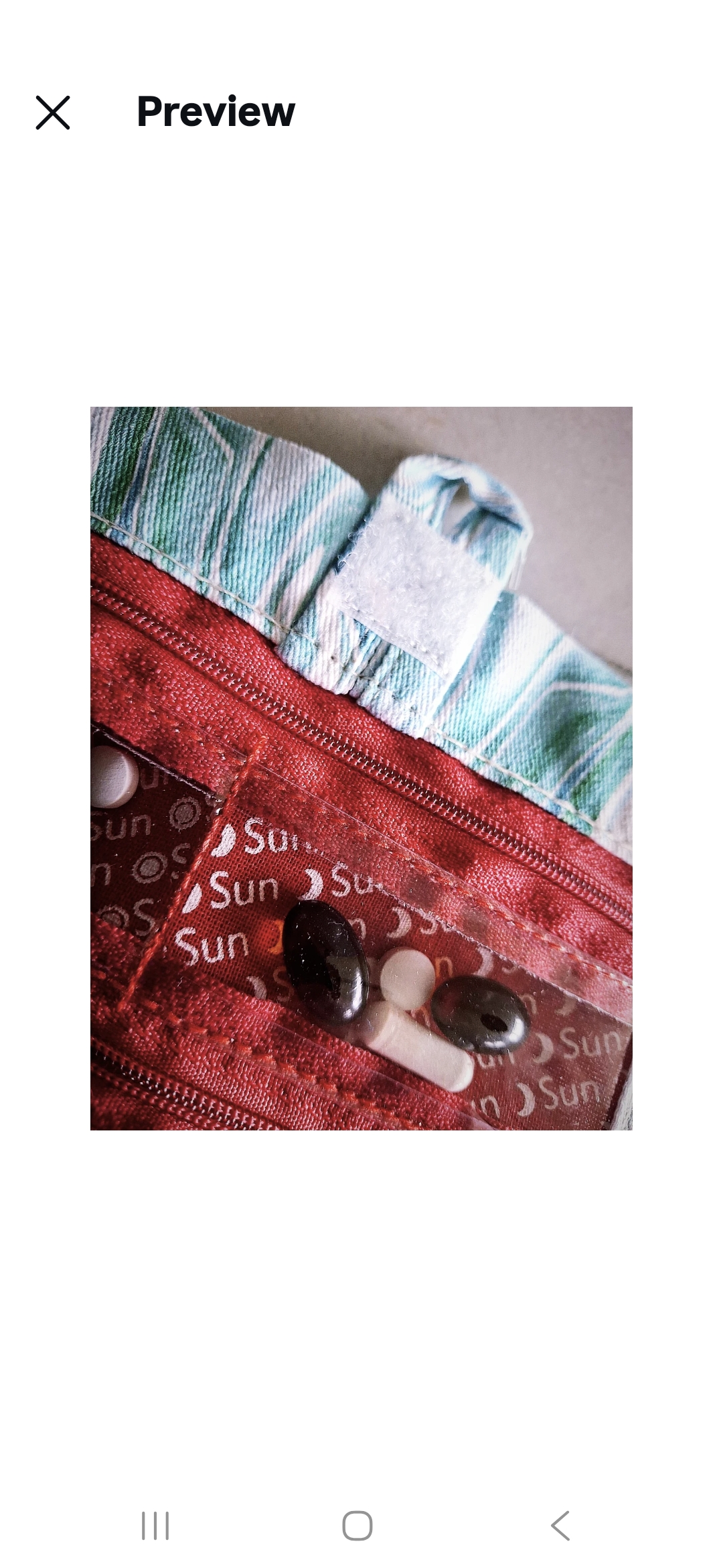 Pillfold VELCRO XL  Oversized Stylish Swirl Weekly Pill Organizer picture