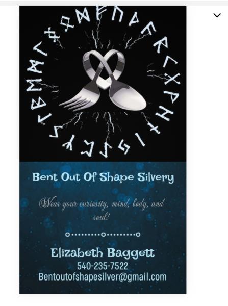 Bent out of shape silvery