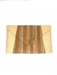 BANANA PALM CLUTCH TOBACCO