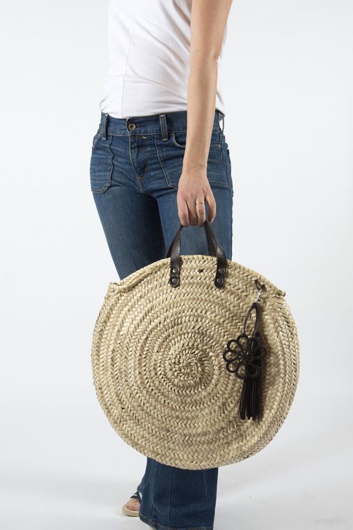 Straw Round Capazo Natural picture