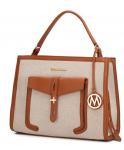 Emersyn satchel - Cognac Combo