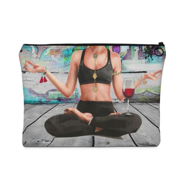 Let it Go Yoga Girl Small pouch picture