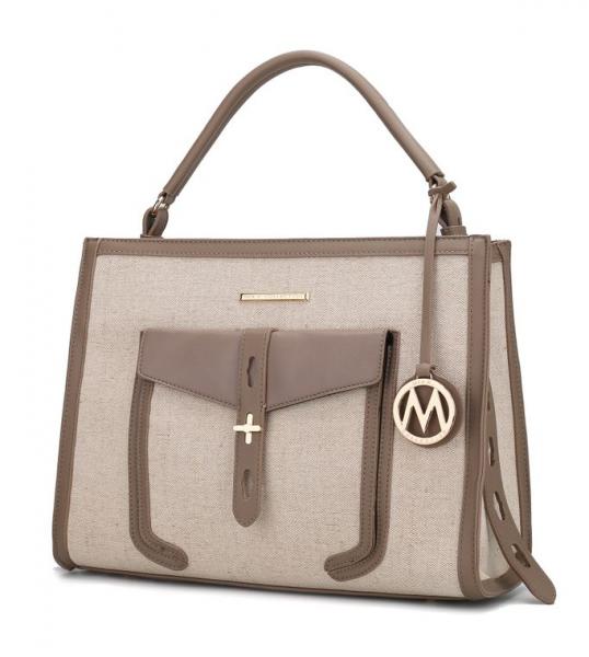 Emersyn satchel - Taupe Combo