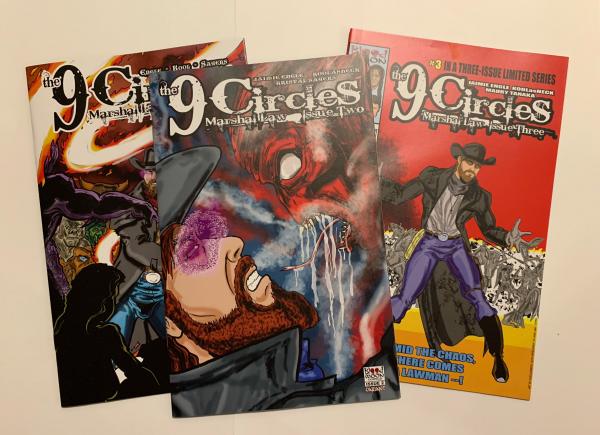 The 9 Circles Set (variant covers) signed picture