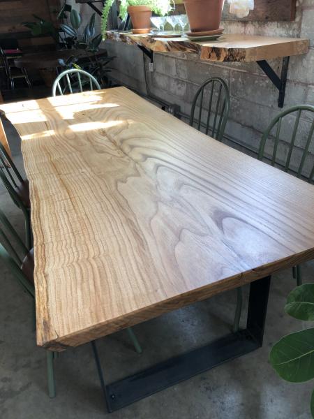 Live edge dining table