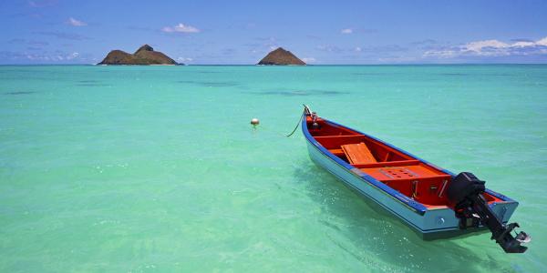 Red Boat & Islands picture