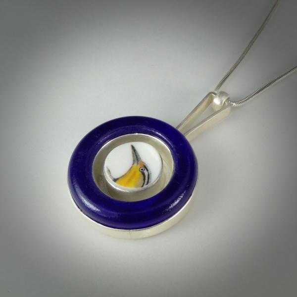 Meadowlark in a Deep Blue Sky Necklace picture