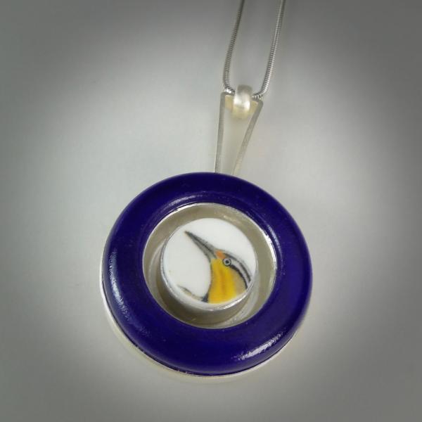 Meadowlark in a Deep Blue Sky Necklace picture