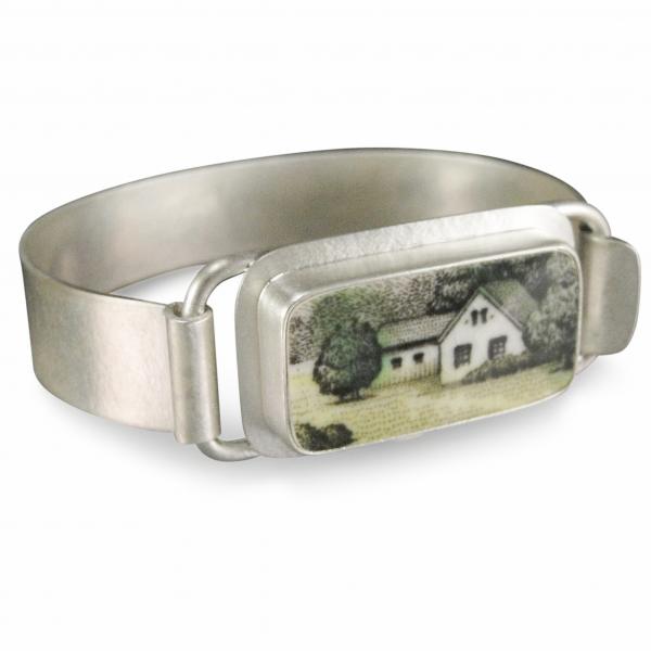 Meadow Cuff with Farm House Bracelet