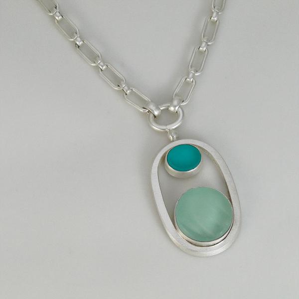 Double Oval Fob Necklace picture