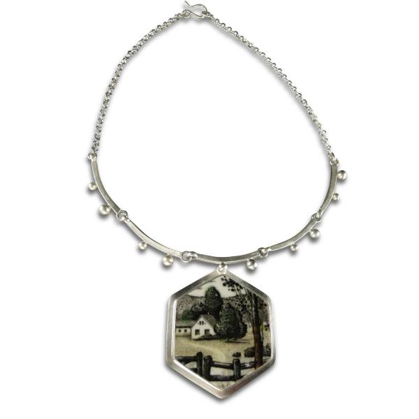 Meadow Farmhouse Hive Necklace picture