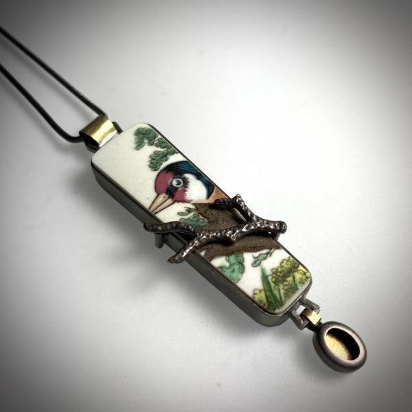 European Goldfinch on a Branch Pendant picture