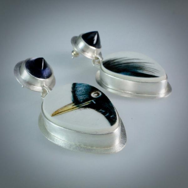 Starling and Iolite Earrings picture