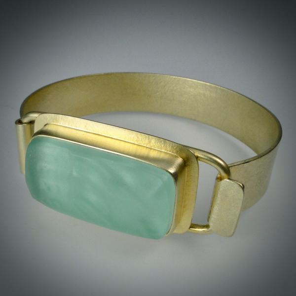 Coke Bottle Cuff Bracelet in Gold