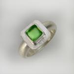 Classic Square Ring in Light Green