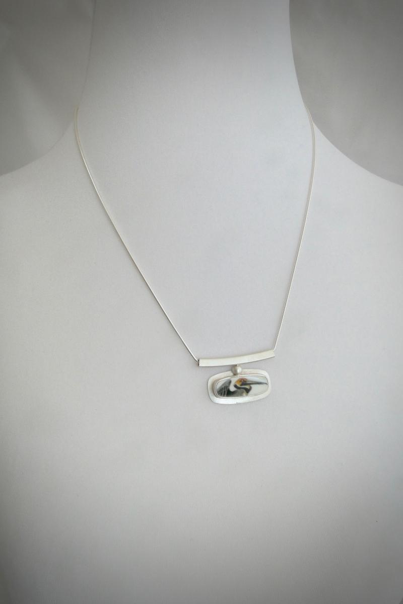 Horizon Bar Necklace Pelican picture