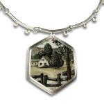 Meadow Farmhouse Hive Necklace