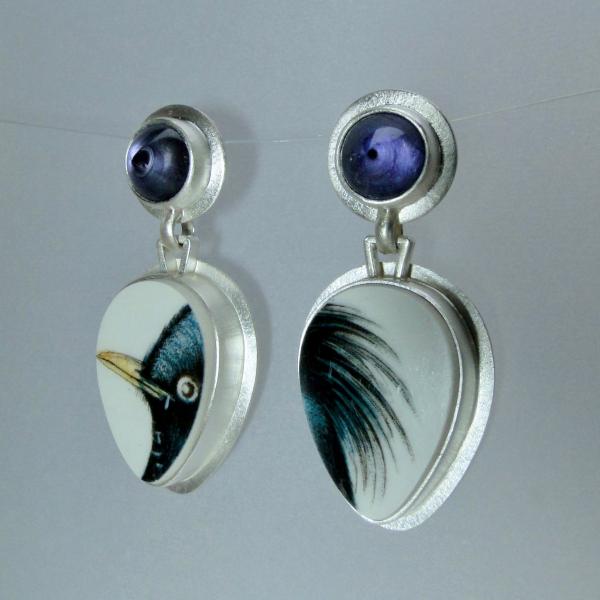 Starling and Iolite Earrings picture