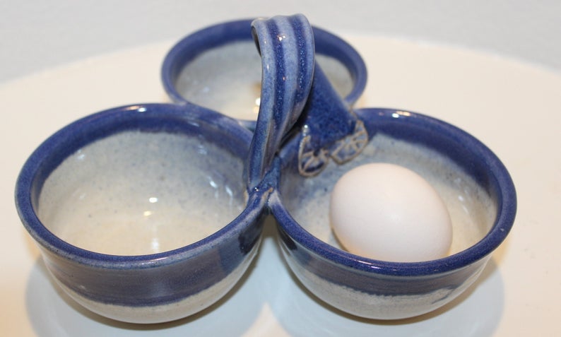 Ceramic Trio Dip Serving Dish