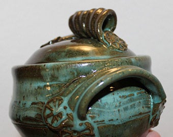Ceramic Egg Cooker with Lid