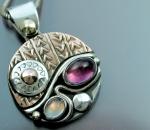 Amethyst & Moonstone Pendant