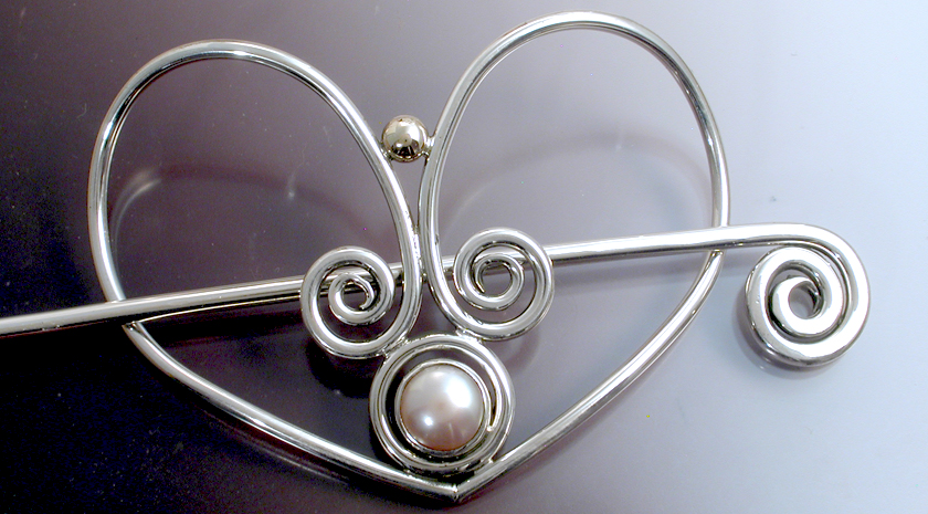 Heart Shaped Hair Pin