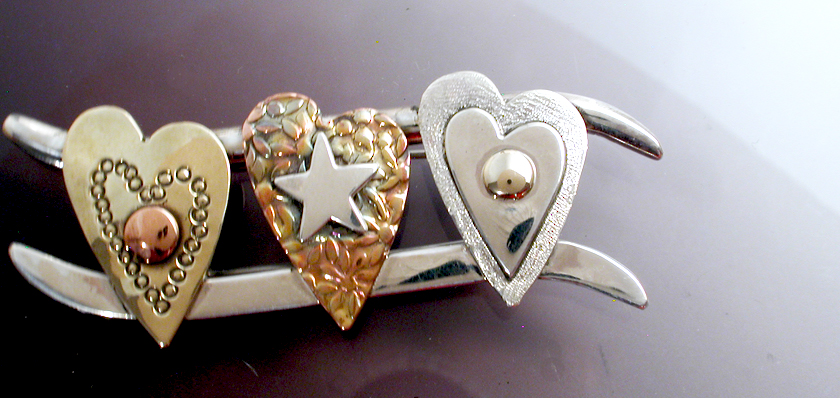 Three heart Brooch picture