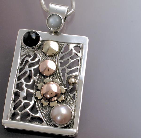 Pierced Rectangular Pendant