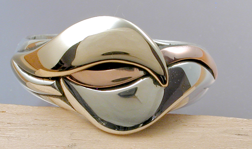 Old Perfect Mixed Metal Ring