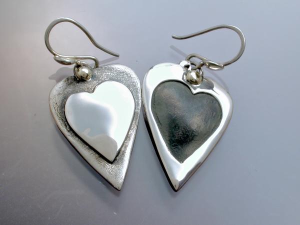 Asymmetrical Heart Earrings