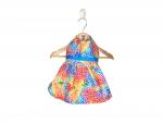 Rainbow Violets and Rainbow Showers Reversible Dog Dress