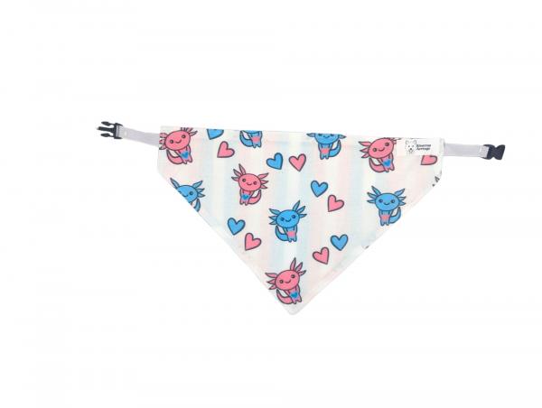 Transgender Axolotls and Transgender Stripe Reversible Buckle Bandana picture