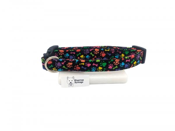 Mini Paw Prints Dog Collar