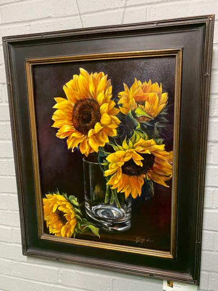 Sunflowers in a Vase picture