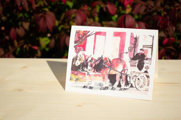 "Old Town" Prints of Original Watercolors 4.25"x5.5" blank greeting cards