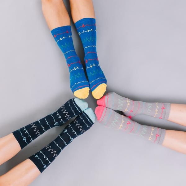 Navy Rhythm Socks picture