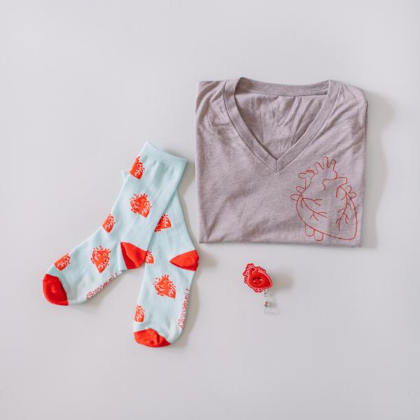 Anatomical Heart Socks picture