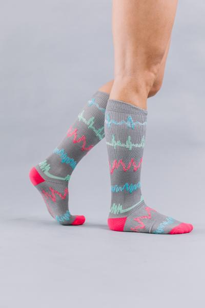 Grey Rhythm Compression Socks picture