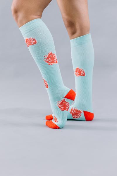 Anatomical Heart Compression Socks picture