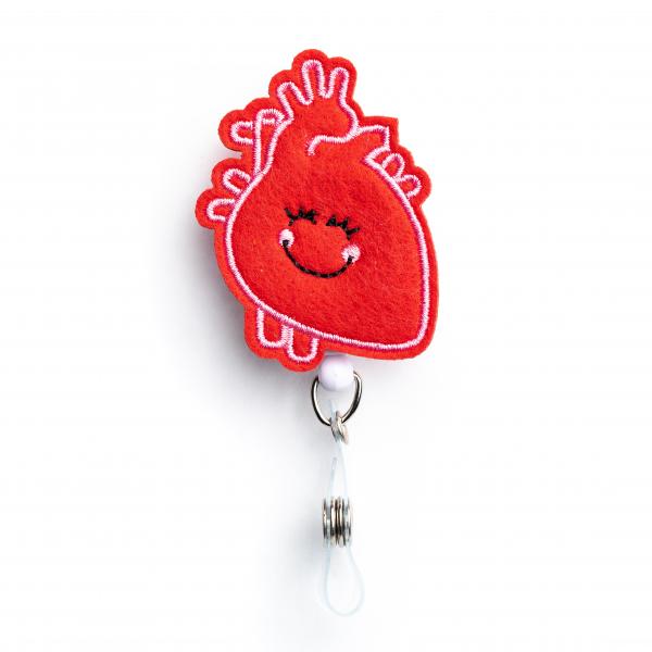 Anatomical Heart Badge Holder picture