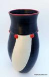 Black & White Twist Vase