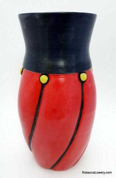 Red Twist Vase picture