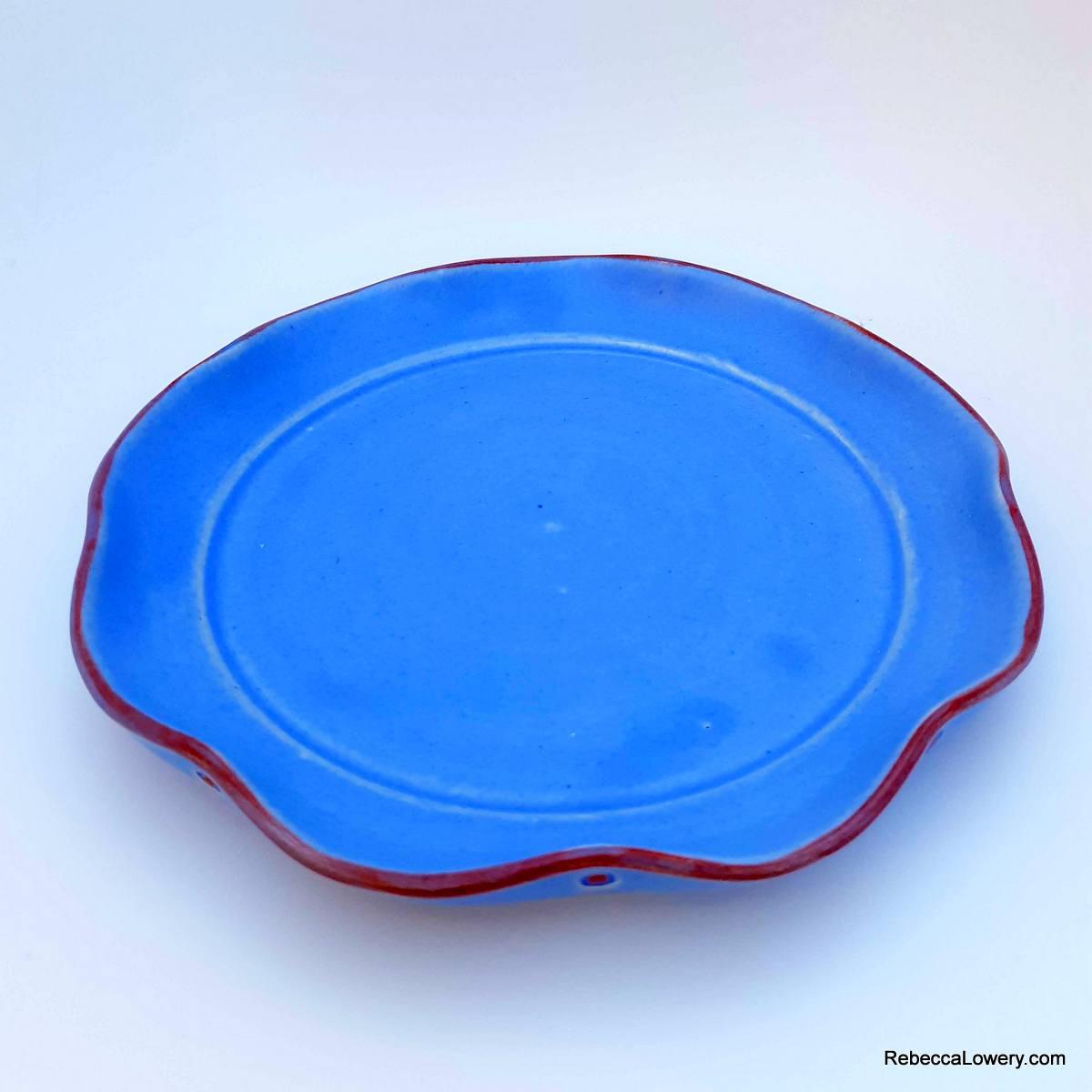 8" Plates With Fluted Edges picture